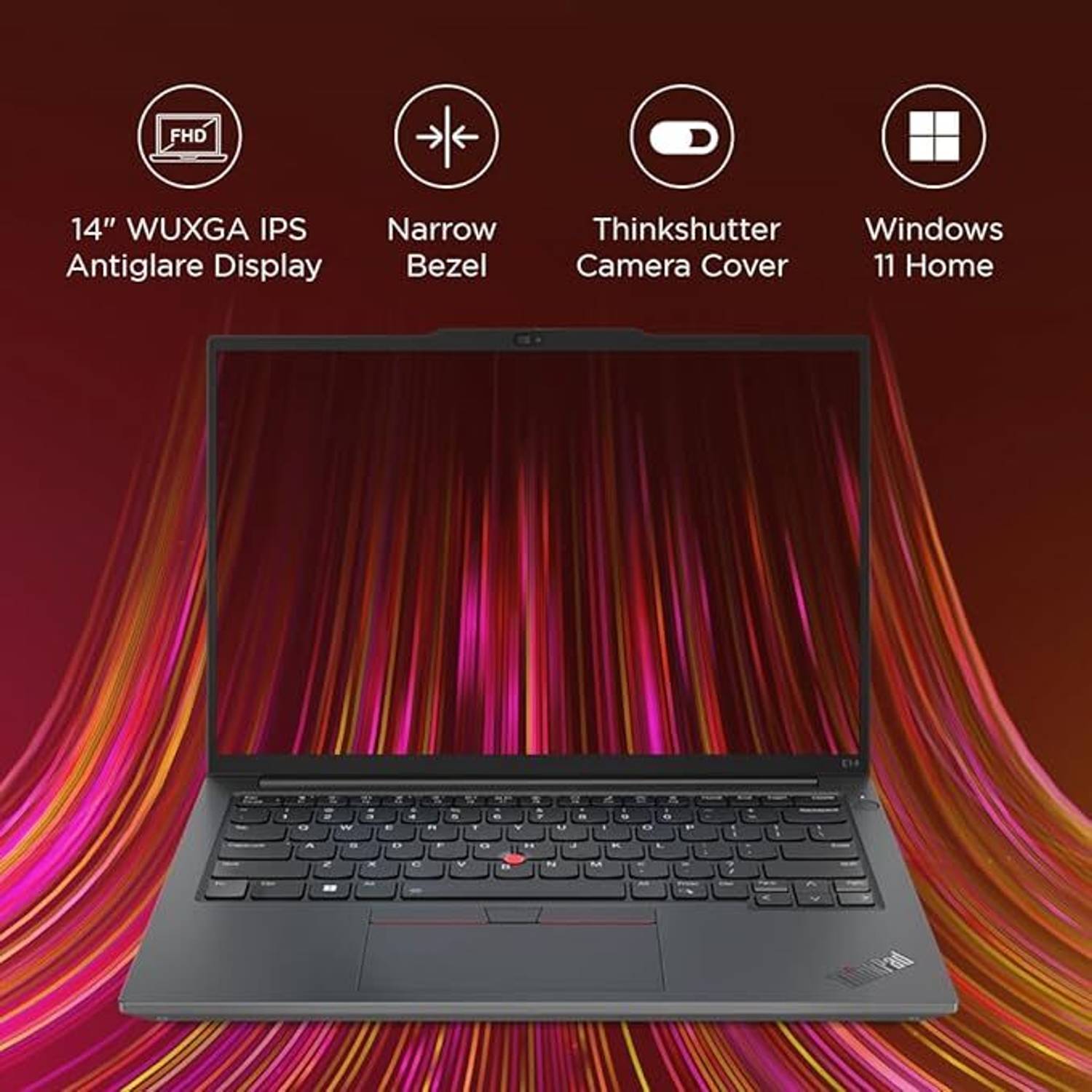 Lenovo THINKPAD E14 GEN 5 AMD Ryzen 5 7th Gen 7430U 16GB 512GB SSD - Image 2