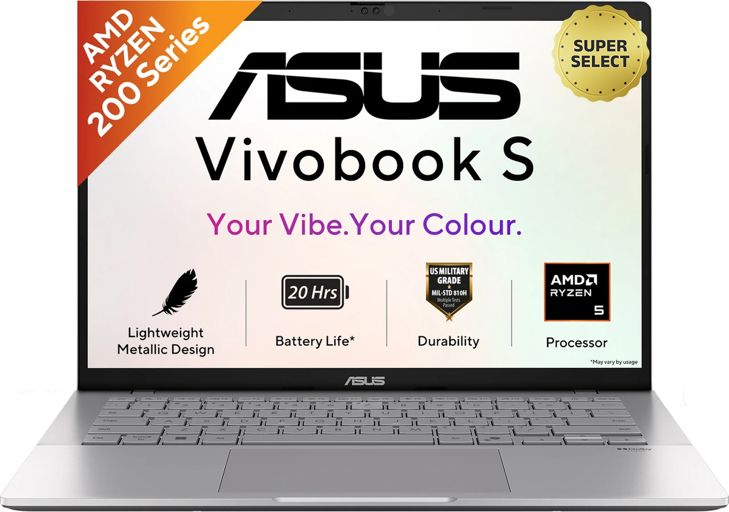 ASUS Vivobook S14 (2026) with Metallic Design, Gaming Grade CPU AMD ...