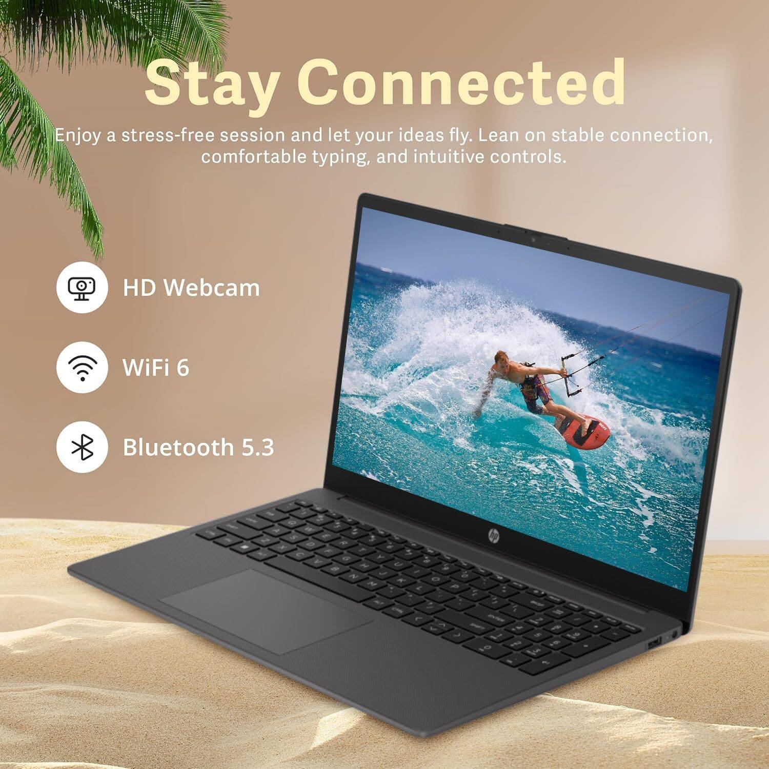 HP 255 G10 AMD Athlon Dual Core 7120U Laptop - Image 3