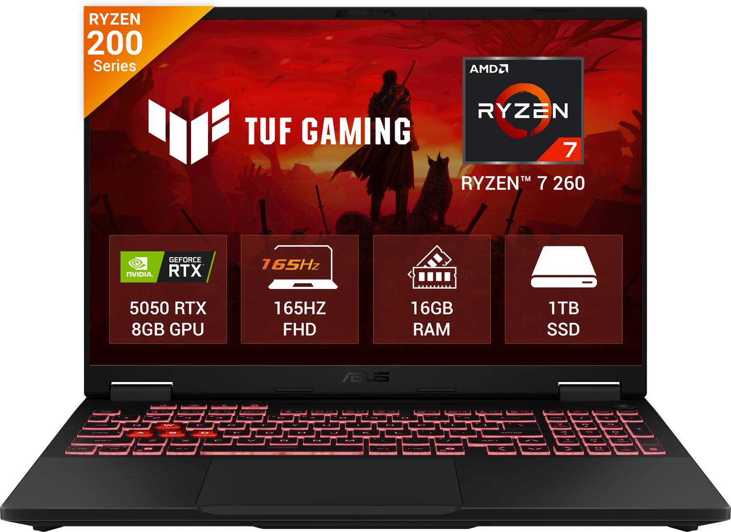 ASUS TUF Gaming A16 2026 Office 2024 M365 AMD Ryzen 7 260