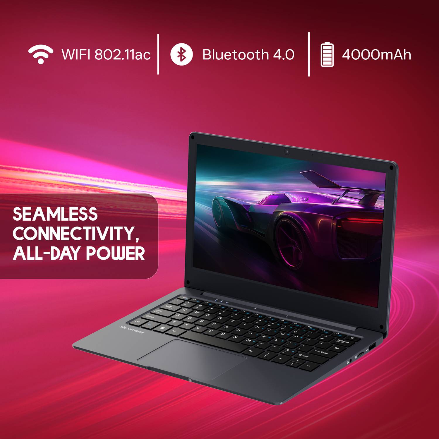 Neopticon Ebook Celeron Dual Core 4GB/128GB SSD/128GB EMMC - Image 5