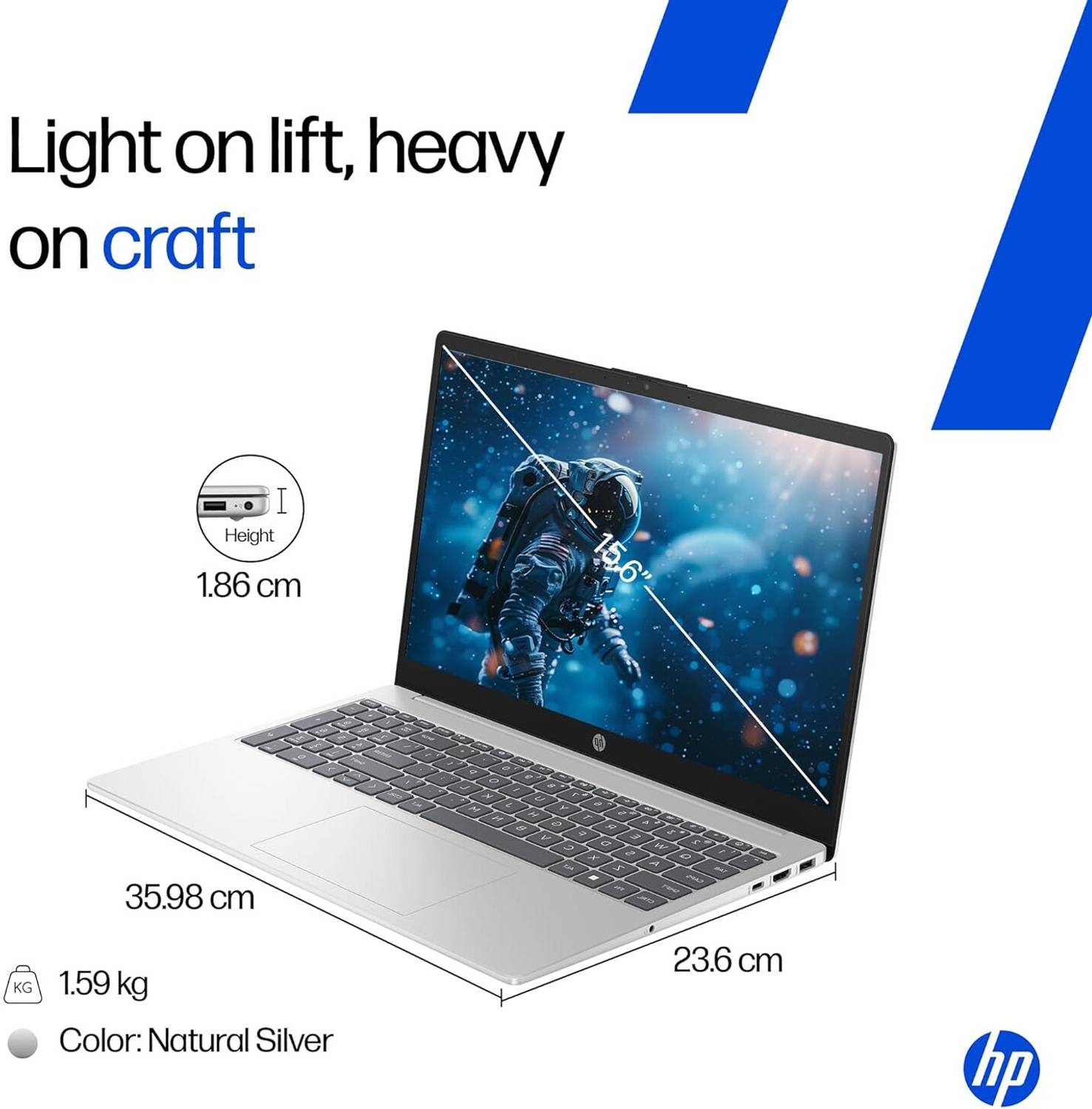 HP 15 AMD Ryzen 7 7735HS Laptop - Image 3