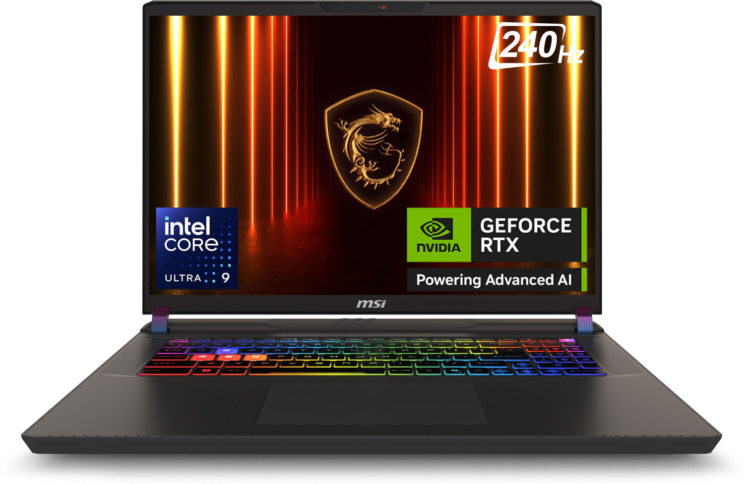 Image of MSI Vector 17 HX AI Intel Core Ultra 9 275HX - (32 GB /2 TB SSD /Windows 11 Home /12 GB Graphics /NVIDIA GeForce RTX 5070 Ti /240 Hz) Vector 17 HX AI A2XWHG-206IN Gaming Laptop