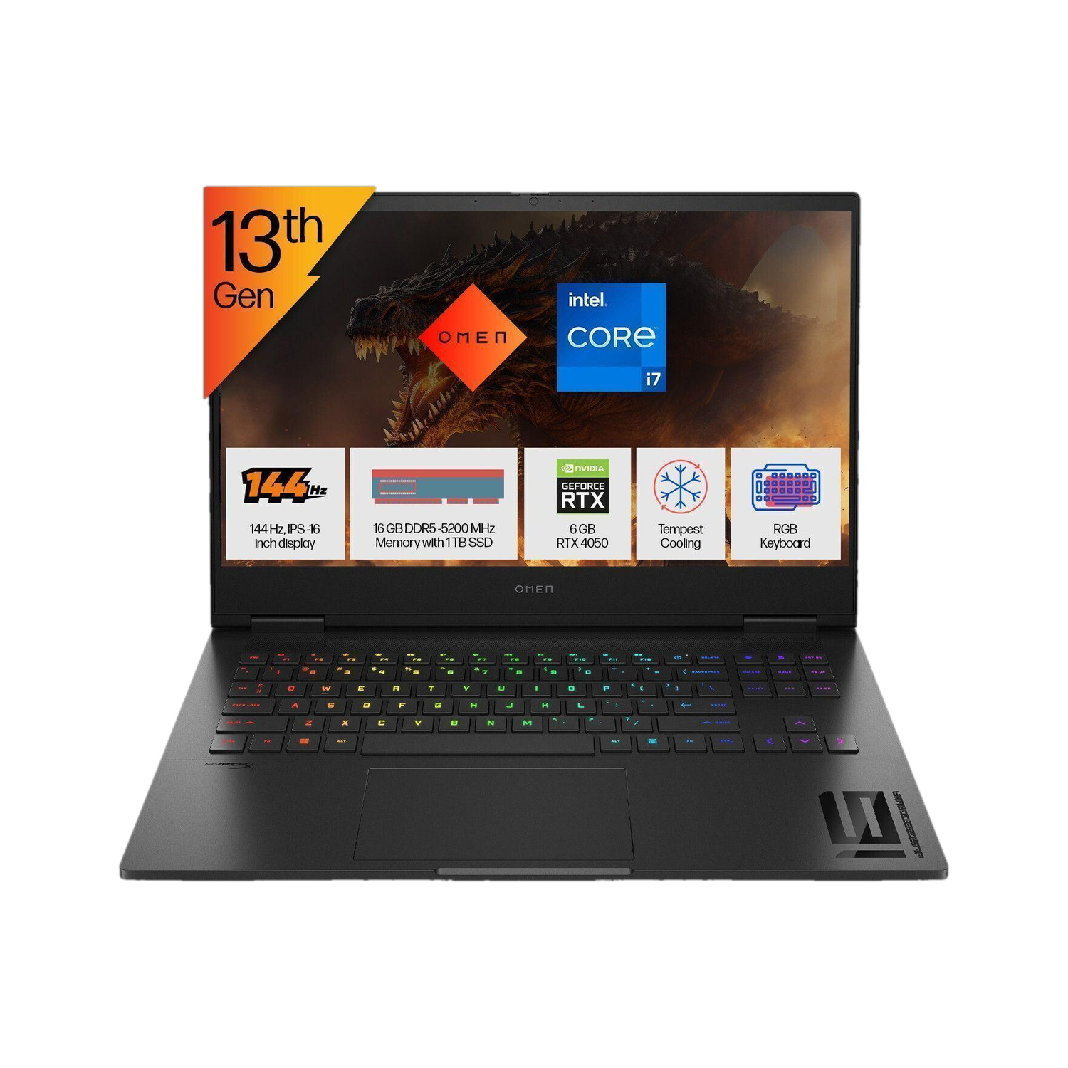 HP Omen Intel Core i7 13th Gen 13620H Gaming Laptop
