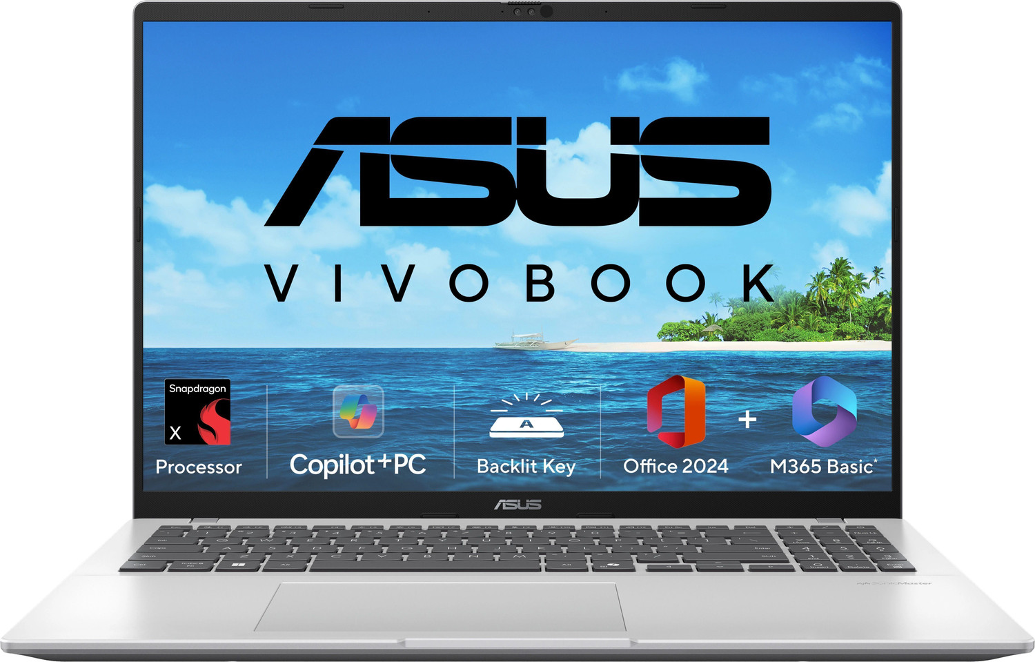 ASUS Vivobook 16 (2025), Copilot + PC with Backlit Keyboard, AI PC ASUS Vivobook 16 (2025), Copilot + PC with Backlit Keyboard, AI PC