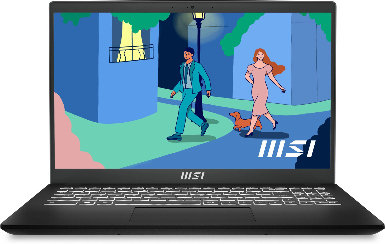 Image of MSI Modern 15 AMD Ryzen 5 Hexa Core 7430U - (16 GB /512 GB SSD /Windows 11 Home) Modern 15 B7M-445IN Thin and Light Laptop