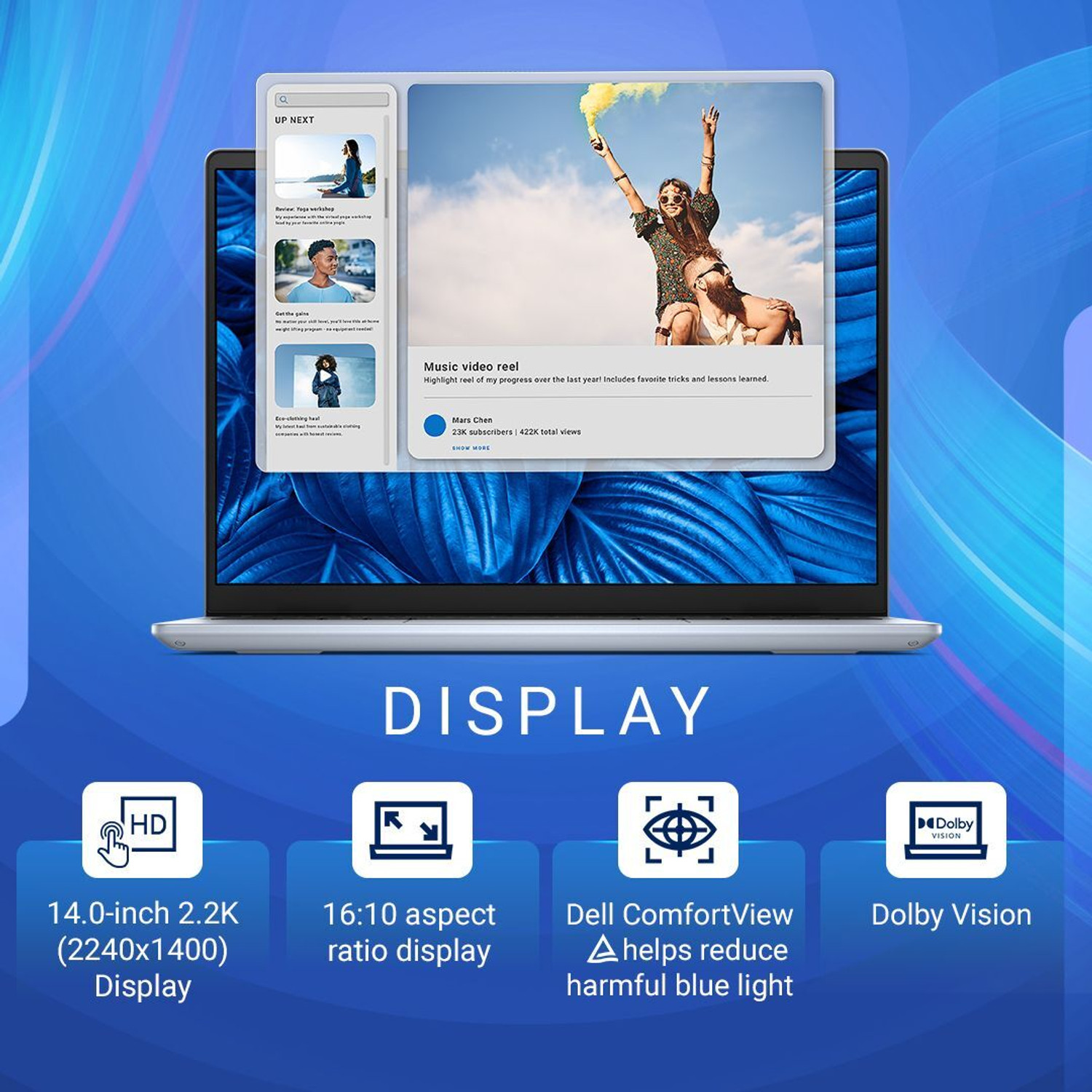 Image of DELL Inspiron Intel Core Ultra 7 155H - (16 GB /1 TB SSD /Windows 11 Home) 7440 Thin and Light Laptop