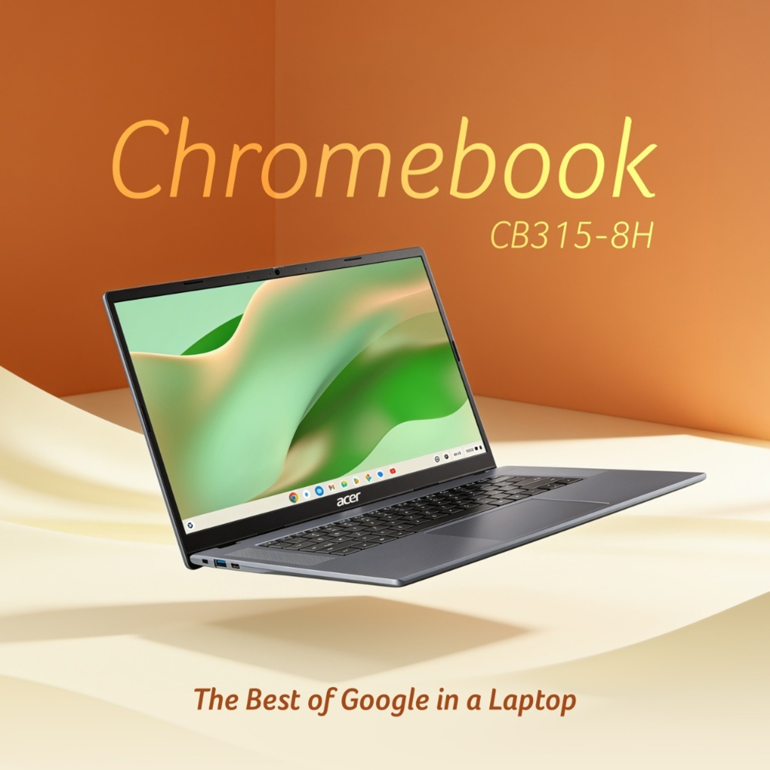 Image of Acer Chromebook MediaTek Kompanio 540 - (4 GB /128 GB EMMC Storage /Chrome OS) CB315-8H Chromebook