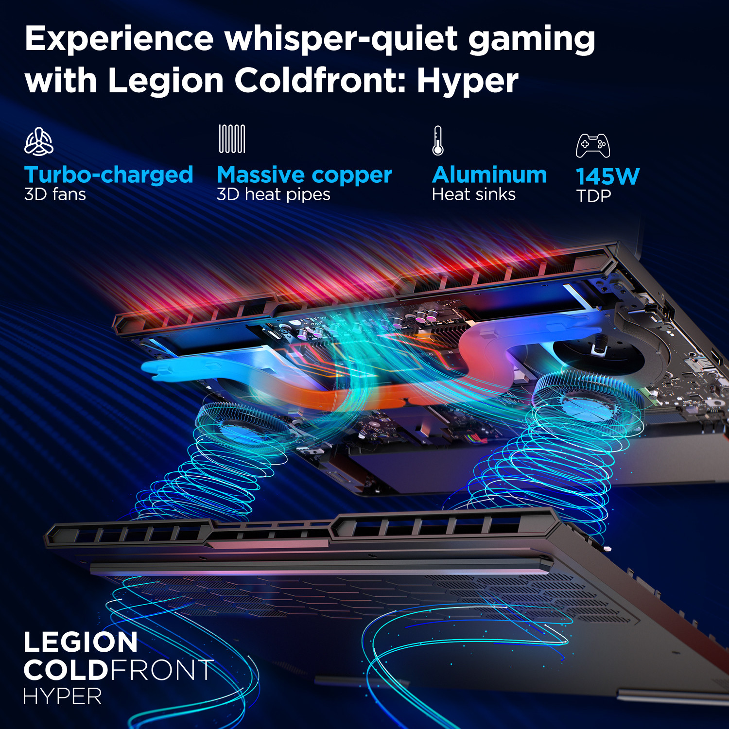 Image of Lenovo Legion 5 WQXGA OLED Intel Core Ultra 7 255 HX - (32 GB /1 TB SSD /Windows 11 Home /8 GB Graphics /NVIDIA GeForce RTX 5060) 15IAX10 Gaming Laptop