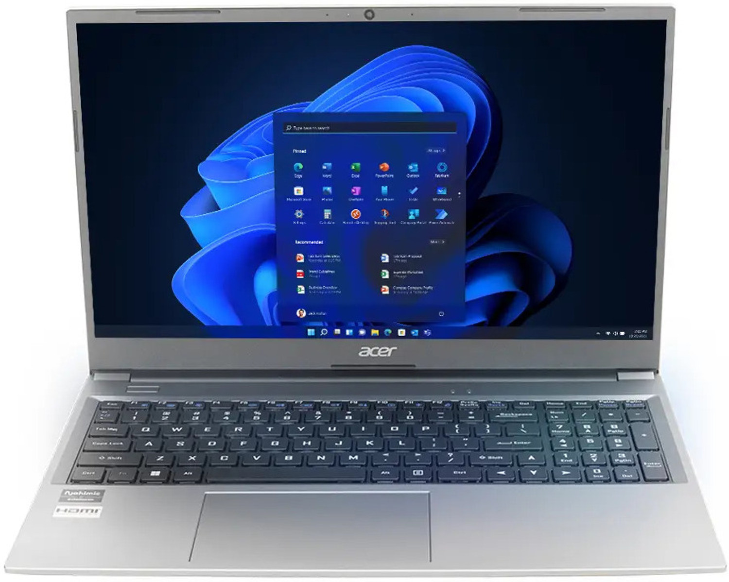Image of Acer AMD Ryzen 3 Quad Core 5th Gen - (8 GB /Windows 11 Home) UN.31ZSI.004 Laptop