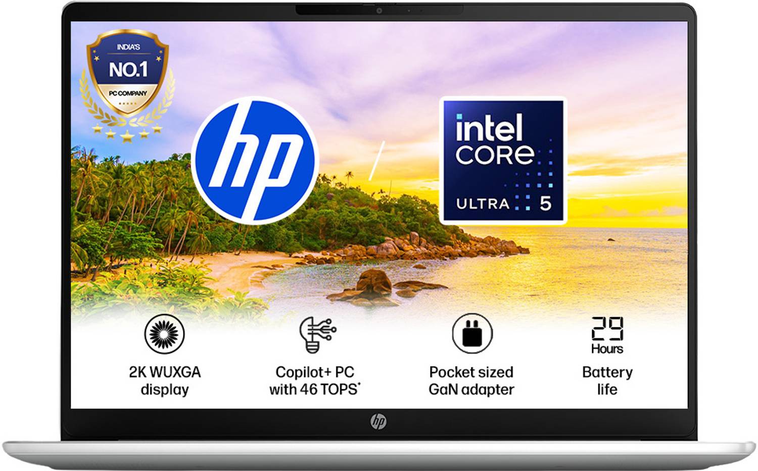 HP Omnibook 3 Intel Core Ultra 5 Series 3 322 14-hs0052TU Laptop - Image 1