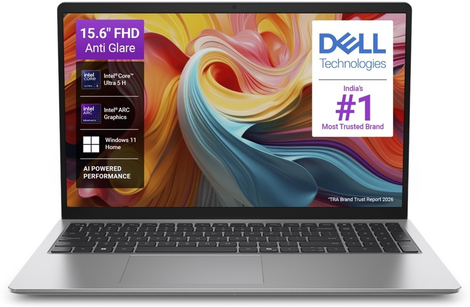 Image of DELL 15 (Previously Inspiron) AI Powered Intel Core Ultra 5 225H - (16 GB /512 GB SSD /Windows 11 Home) 15 Thin and Light Laptop