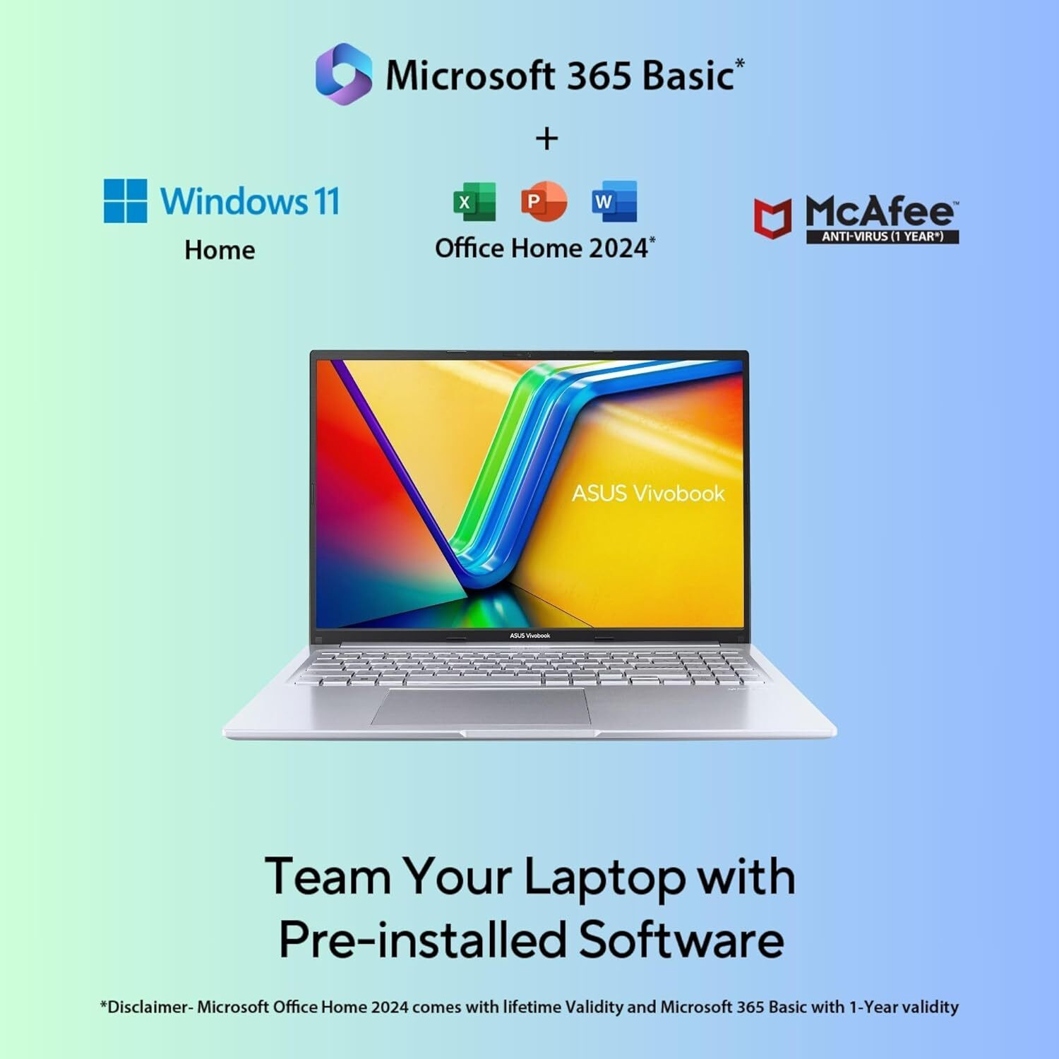 Image of ASUS ASUS Vivobook 16 Intel Core i5 13th Gen - (16 GB /512 GB SSD /Windows 11 Home) X1605VA SH1952WS Thin and Light Laptop