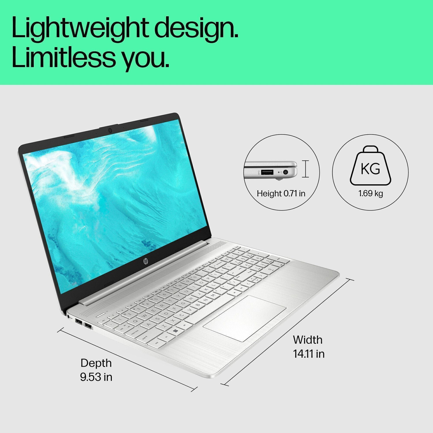 Image of HP Backlit Intel Core i5 12th Gen 1235U - (8 GB /512 GB SSD /Windows 11 Home) 15s-fy5002TU Thin and Light Laptop