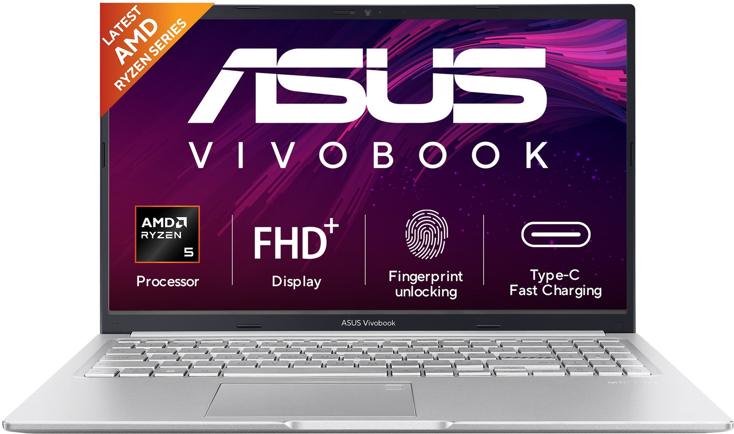 Image of ASUS Vivobook 15 (2026) with Office 2024 + M365 Basic*, AMD Ryzen 5 Hexa Core 150 - (16 GB /512 GB SSD /Windows 11 Home) M1502NAQ-BQ119WS Thin and Light Laptop