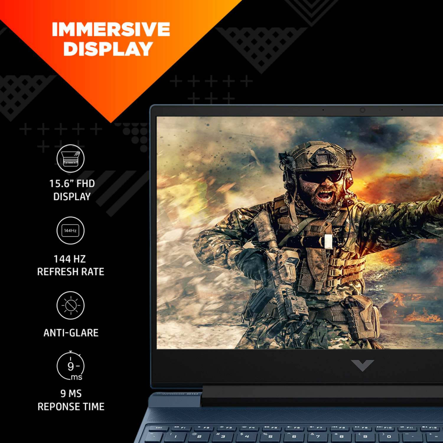 Image of HP Victus 15 AMD Ryzen 5 Hexa Core 7535HS - (8 GB /512 GB SSD /Windows 11 Home /4 GB Graphics /NVIDIA GeForce RTX 2050) 15-fb1016AX Gaming Laptop