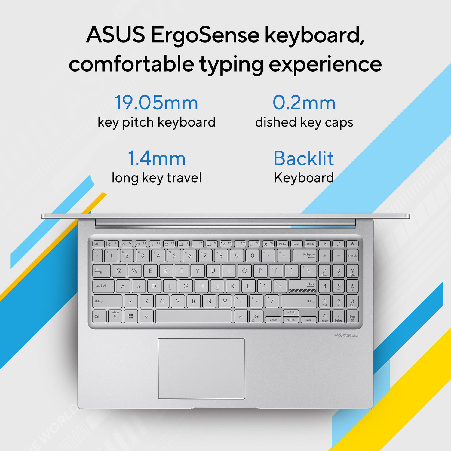Image of ASUS Vivobook 15 (2025) (i5 14th Gen) with MSO 2024 + M365 Basic*, Backlit Keyboard, Intel Core 5 120U - (16 GB /512 GB SSD /Windows 11 Home) X1504VAP-NJ2862WS / X1504VAP-BQ224WS Thin and Light Laptop