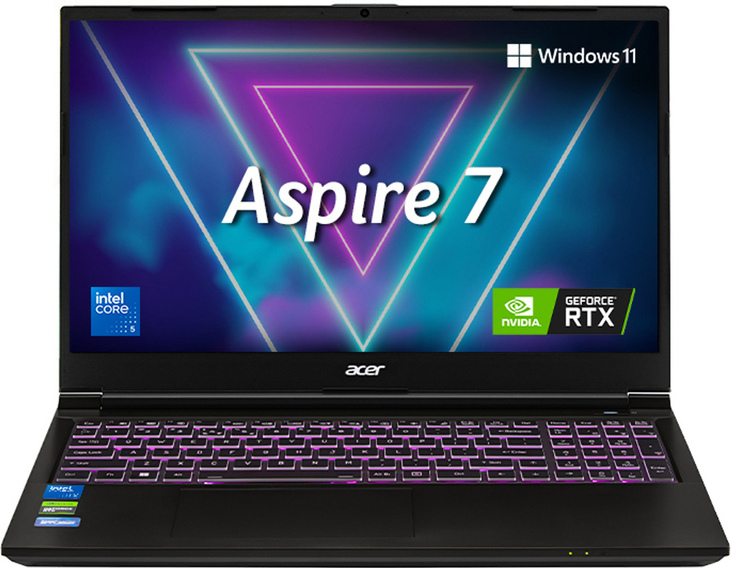Image of Acer Aspire 7(i5 14th Gen) Intel Core 5 210H - (16 GB /512 GB SSD /Windows 11 Home /6 GB Graphics /NVIDIA GeForce RTX 3050) A715-79G Gaming Laptop