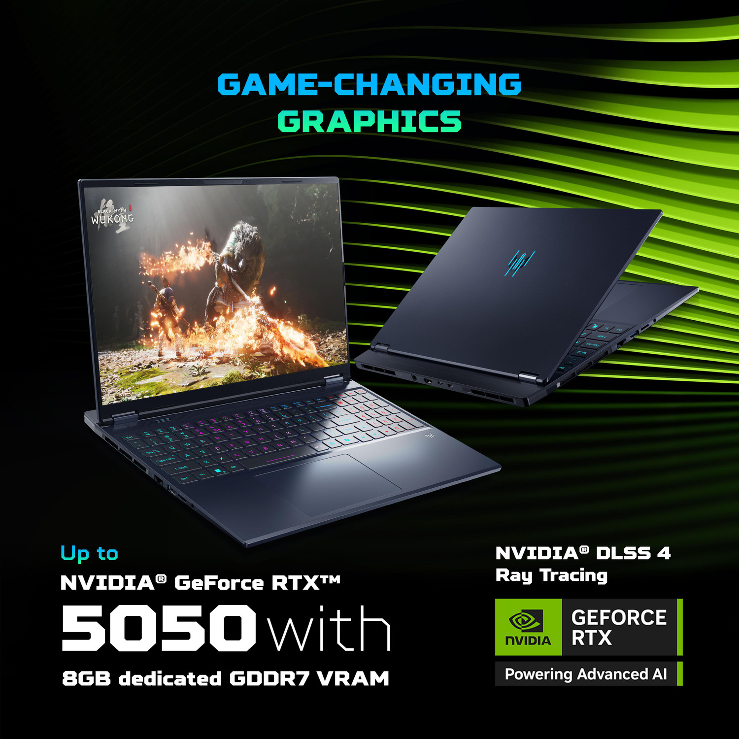 Image of Acer Predator Helios Neo 16S AI Intel Core Ultra 7 - (16 GB /1 TB SSD /Windows 11 Home /8 GB Graphics /NVIDIA GeForce RTX 5050) PHN16S-71 Gaming Laptop
