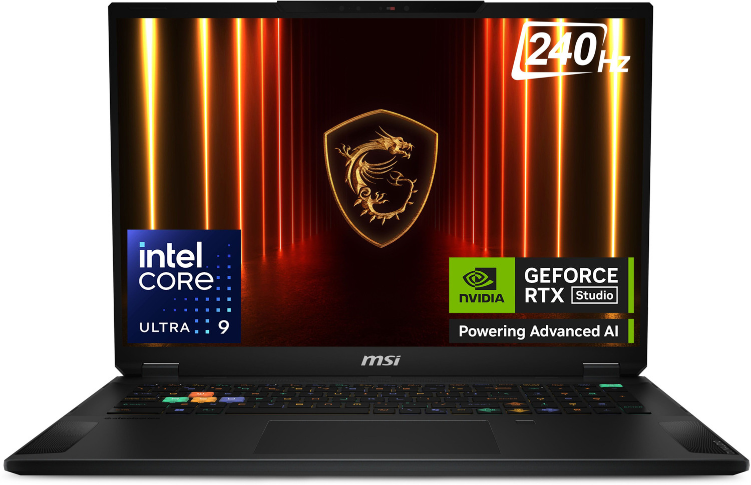 Image of MSI Stealth 18 HX AI Intel Core Ultra 9 275HX - (32 GB /2 TB SSD /Windows 11 Home /12 GB Graphics /NVIDIA GeForce RTX 5070 Ti /240 Hz) Stealth 18 HX AI A2XWHG-043IN Gaming Laptop