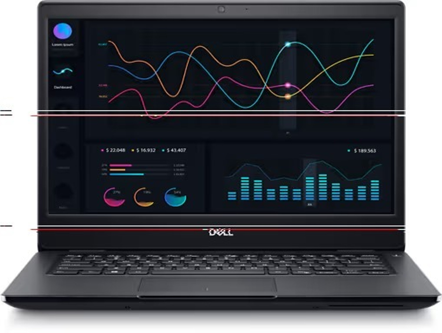 Image of DELL Intel Celeron Dual Core - (4 GB /256 GB SSD /4 GB EMMC Storage /Windows 10) 5470 ULTRA SLIM Thin and Light Laptop