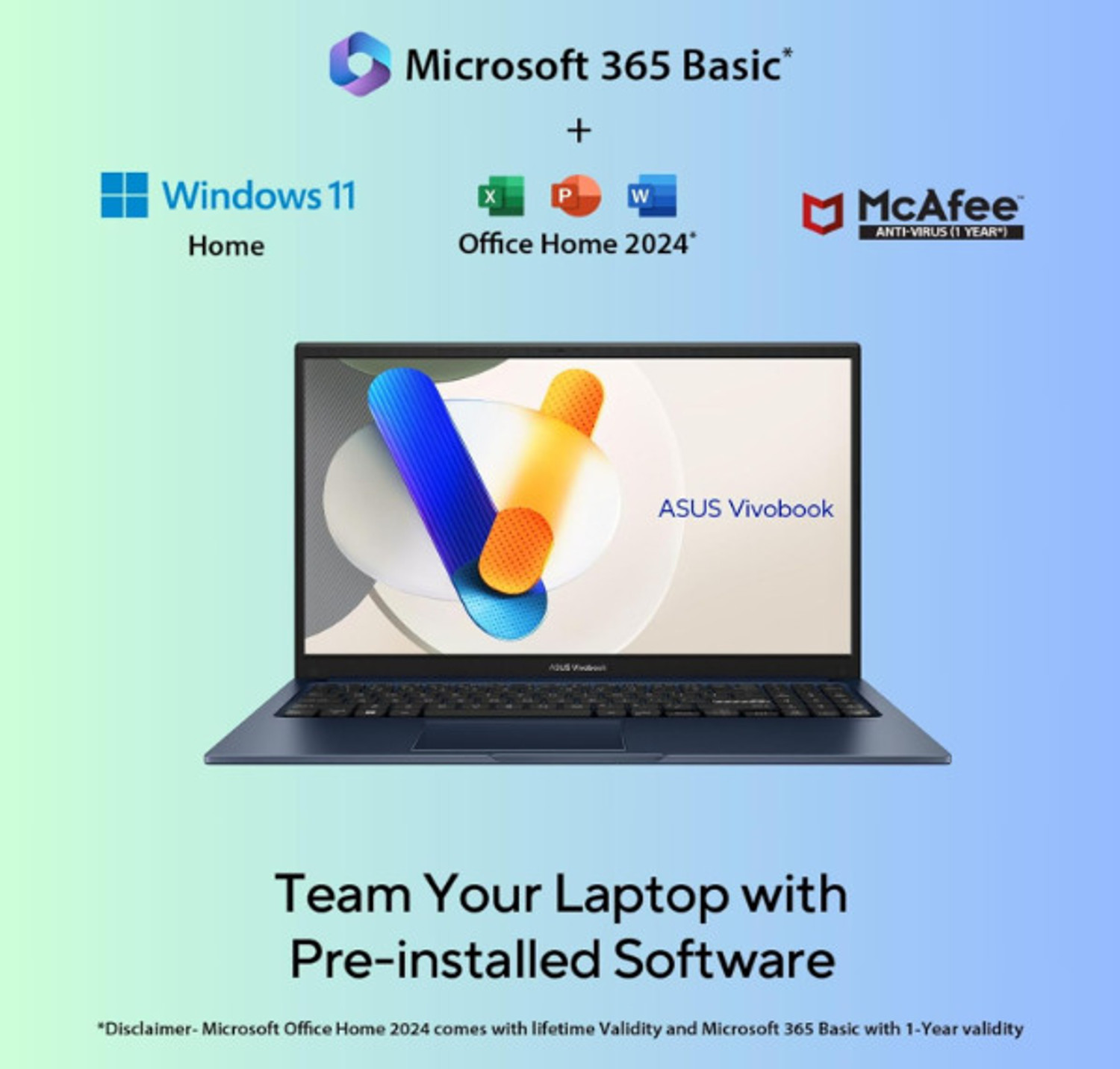 Image of ASUS 1315U Intel Core i3 13th Gen 1315U - (16 GB /512 GB SSD /Windows 11 Home) X1504VA-NJ2325WS Thin and Light Laptop
