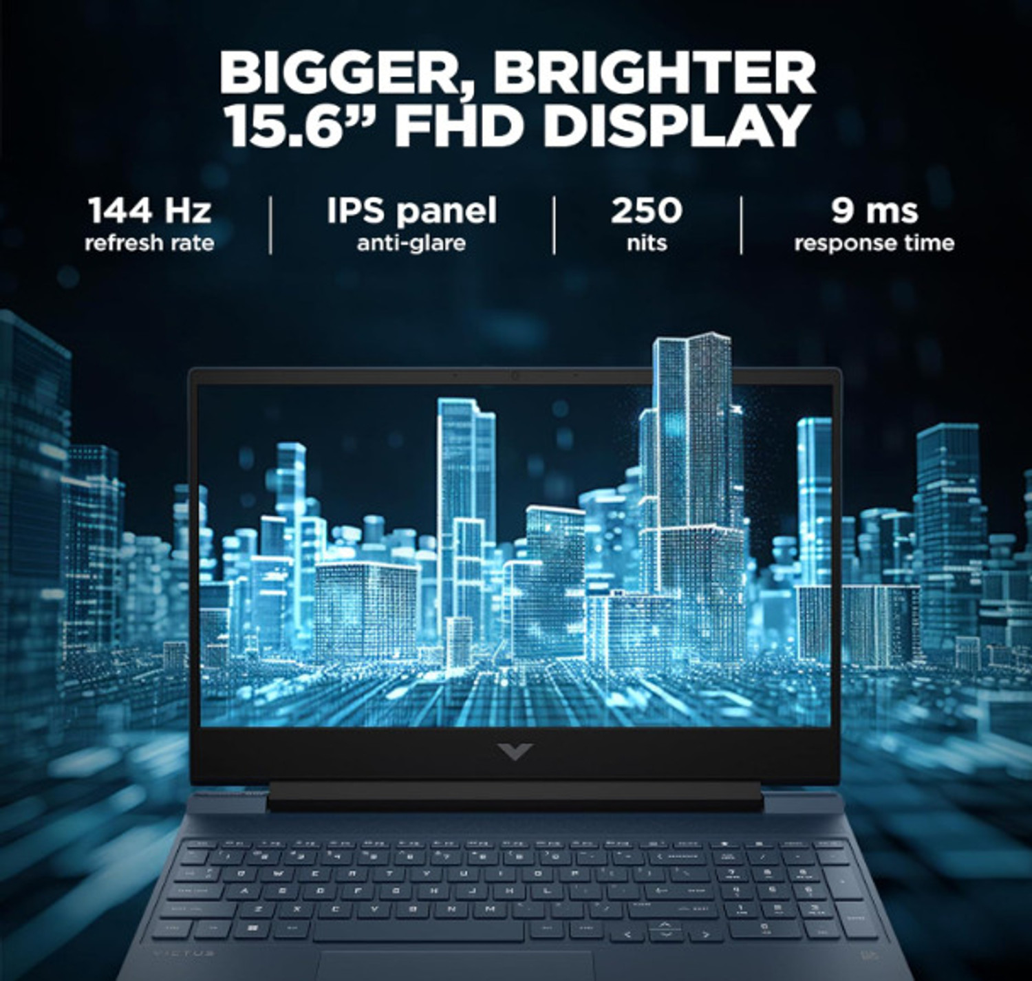 Image of HP Victus {2026} Intel Core i7 12th Gen 12650H - (16 GB /512 GB SSD /Windows 11 Home /NVIDIA GeForce RTX 3050A /144 Hz) 15-fa1382TX Gaming Laptop