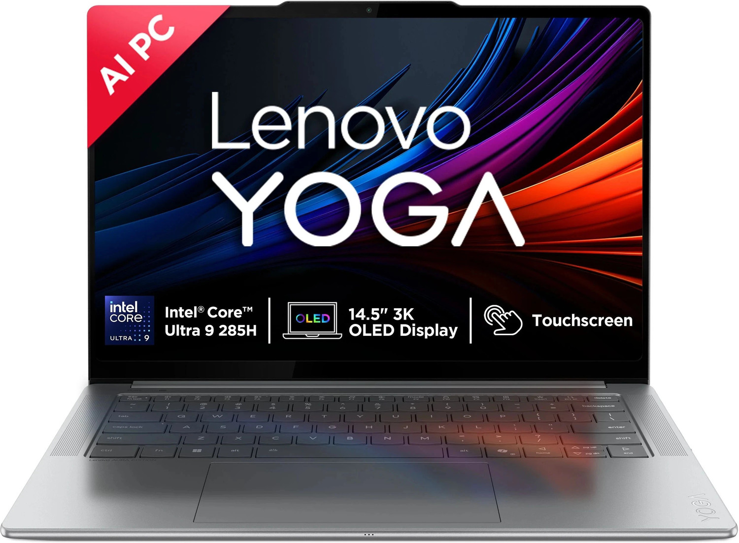 Image of Lenovo Yoga Pro 7 3K OLED AI PC Full Metal Body with 1Yr ADP Intel Core Ultra 9 285H - (32 GB /1 TB SSD /Windows 11 Home) 14IAH10 Thin and Light Laptop