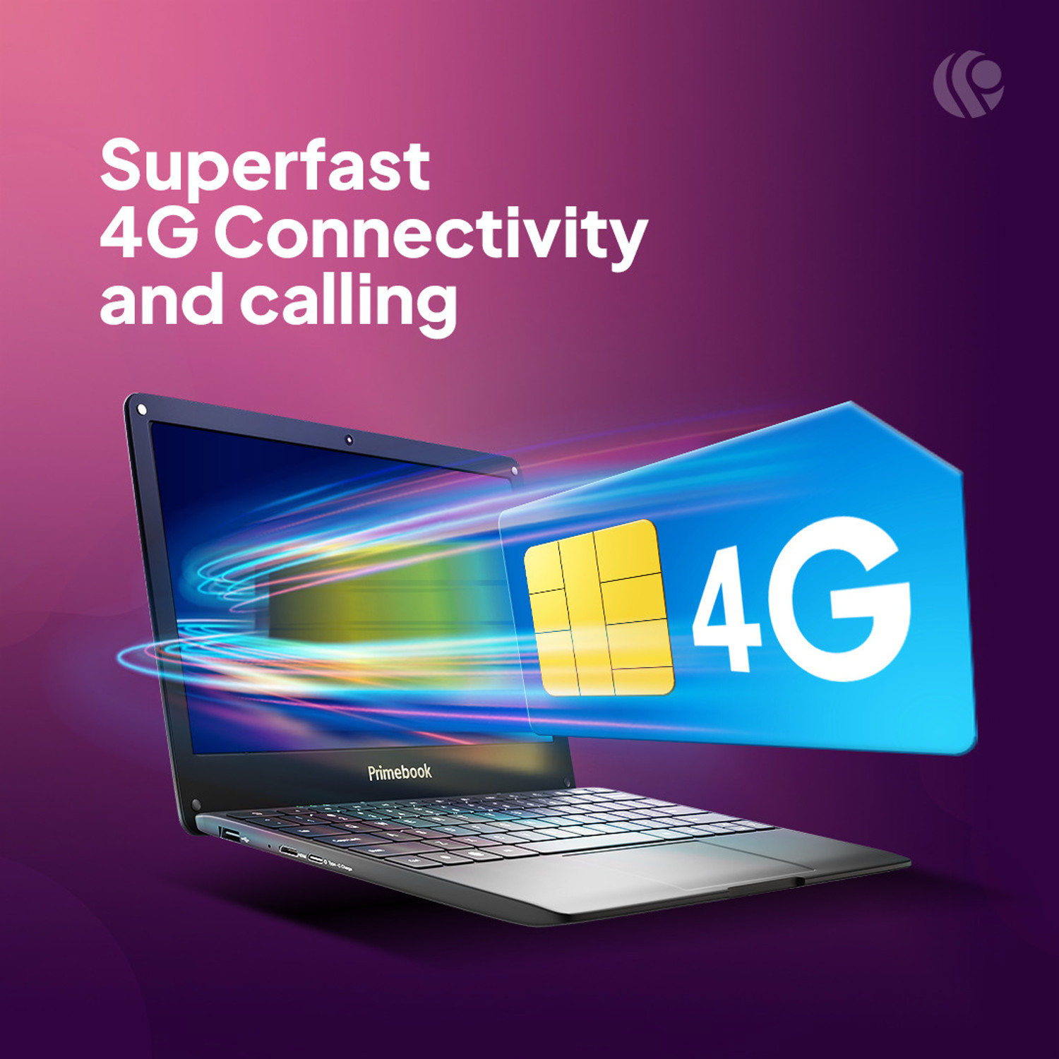 Image of Primebook 4G Android Based MediaTek MT8788 - (4 GB /128 GB EMMC Storage /Prime OS) 4G Thin and Light Laptop