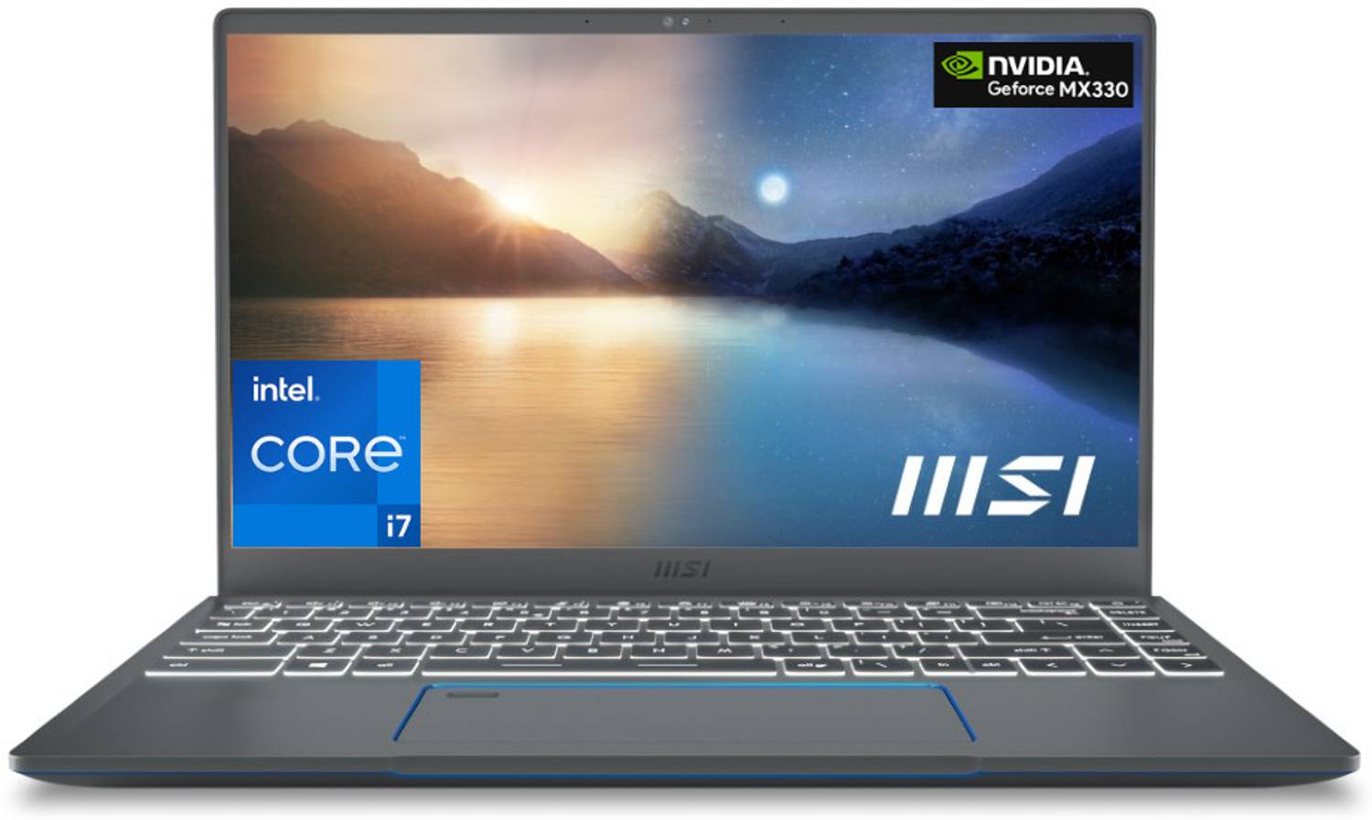 MSI Prestige 14型/i7-1195G7/GTX1650/1.3kg MSI Prestige 14 Intel Core i7 10th Gen 10510U - (16 GB/512 GB SSD