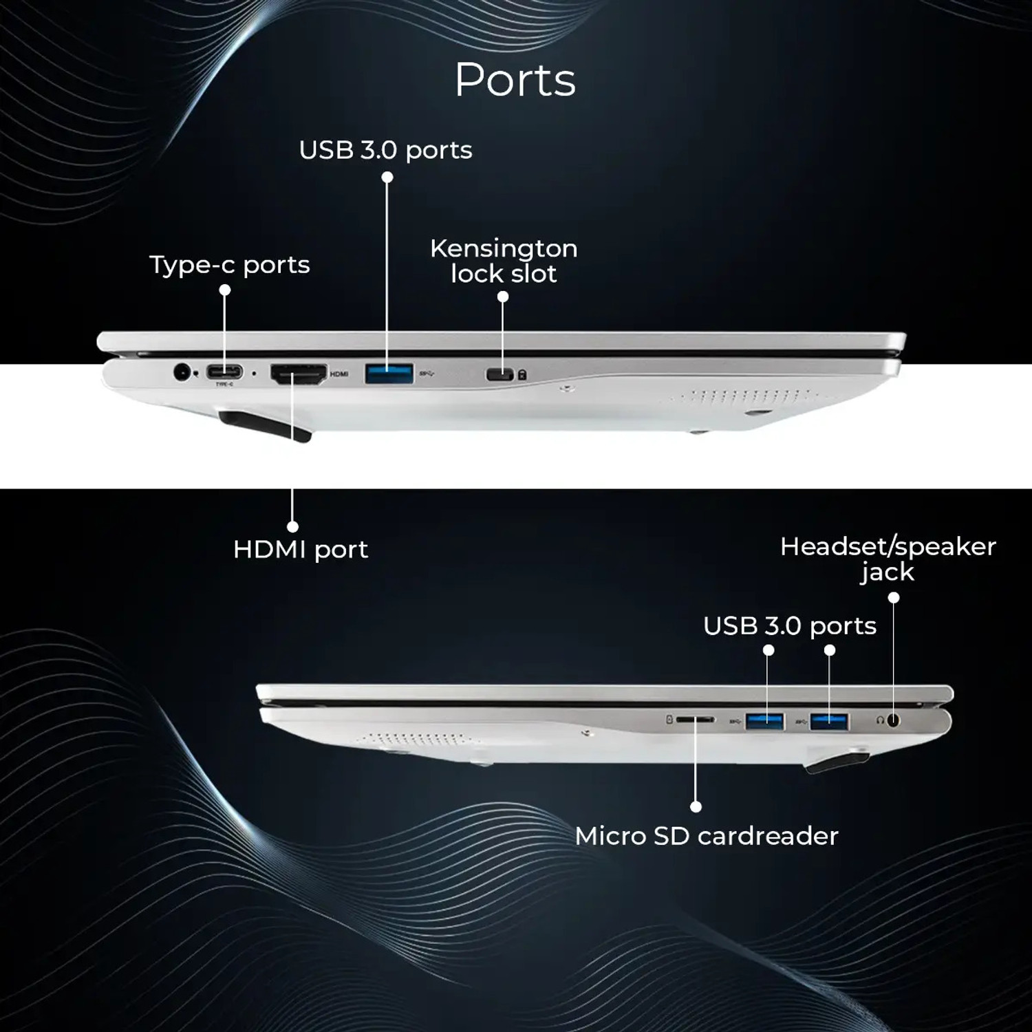 Image of Acer Aspire One Intel Celeron Dual Core N4500 - (12 GB /500 GB SSD /Windows 11 Home) A114-45 Thin and Light Laptop