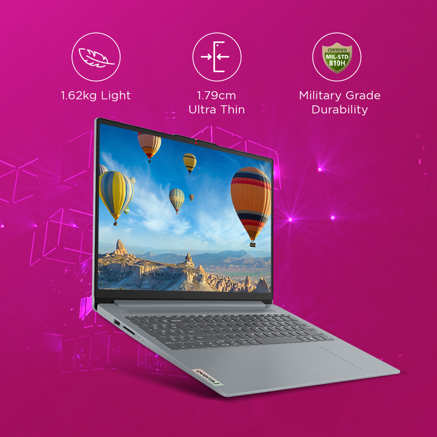 Image of Lenovo IdeaPad Slim 3 AMD Ryzen 3 30 - (16 GB /512 GB SSD /Windows 11 Home) IdeaPad Slim 3 15AMN8 Thin and Light Laptop