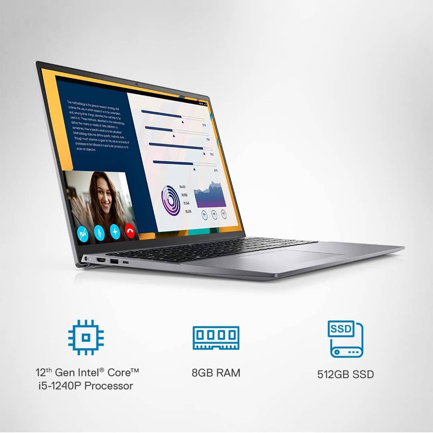 DELL Intel Core i7 12th Gen 1260P - (16 GB/512 GB SSD/Windows 11