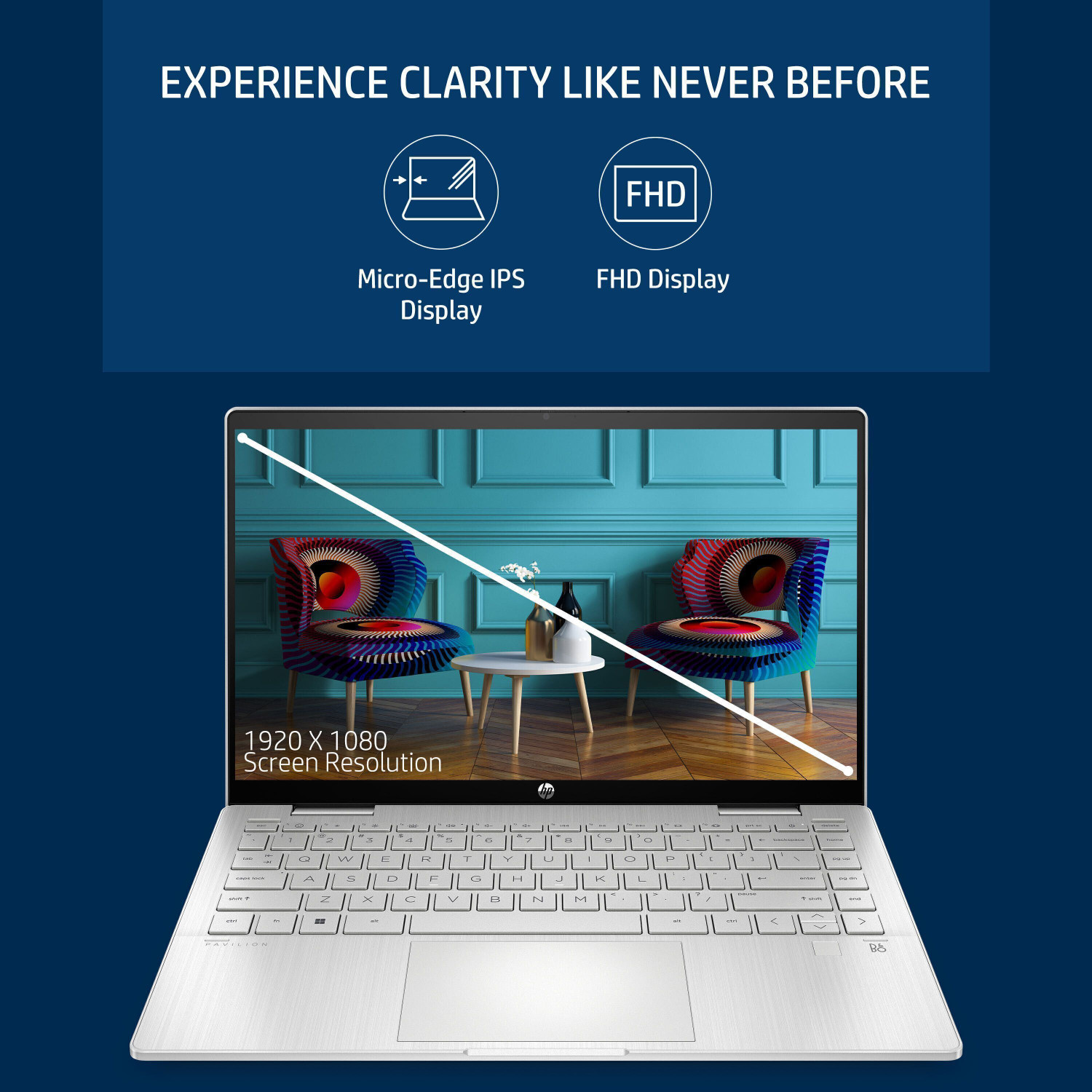 Image of HP Pavilion x360 Intel Core i5 13th Gen 1335U - (16 GB /1 TB SSD /Windows 11 Home) 14-ek1010TU 2 in 1 Laptop