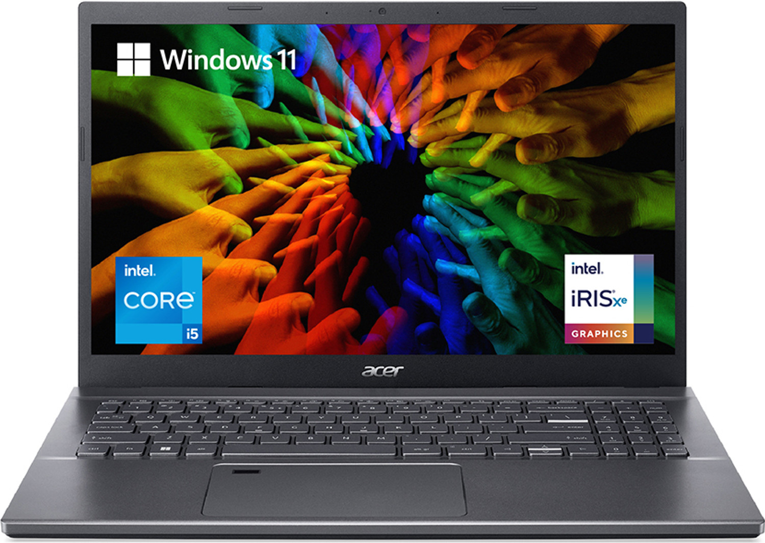 Image of Acer Aspire 5 Intel Core i5 12th Gen 1235U - (8 GB /512 GB SSD /Windows 11 Home) A515-57 Thin and Light Laptop