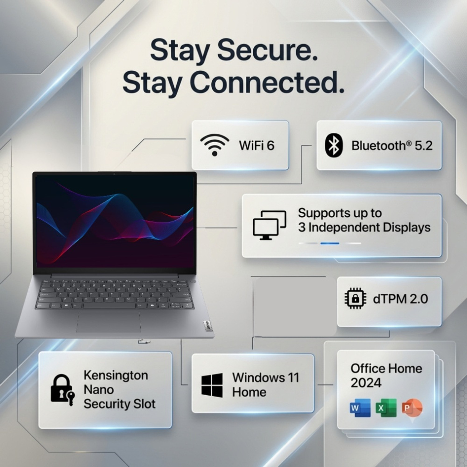 Image of Lenovo Intel Core i3 13th Gen 1315U - (8 GB /512 GB SSD /Windows 11 Home) 83HDA05HIG Laptop