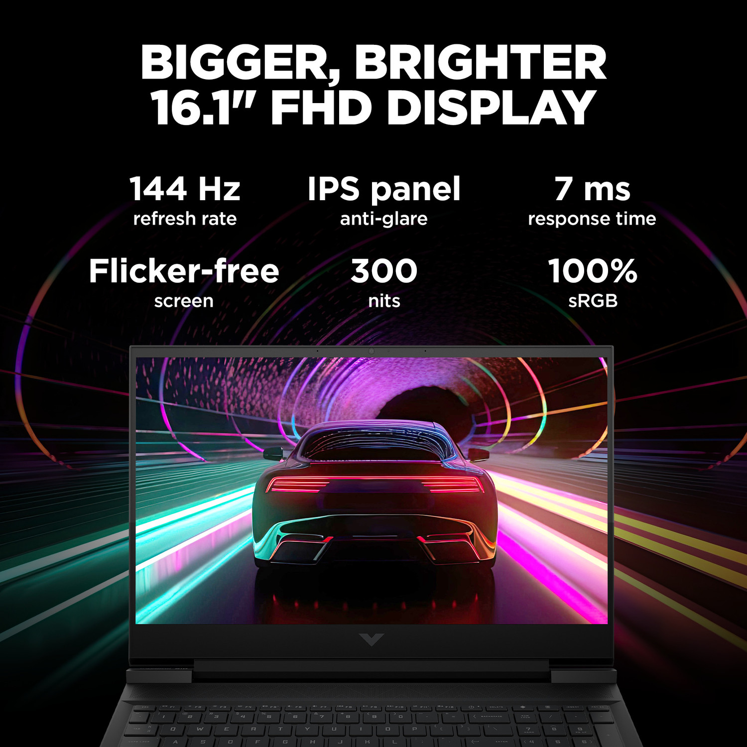 Image of HP Victus Intel Core i5 11th Gen 11400H - (16 GB /512 GB SSD /Windows 11 Home /4 GB Graphics /NVIDIA GeForce GTX 1650) 16-d0333TX Gaming Laptop