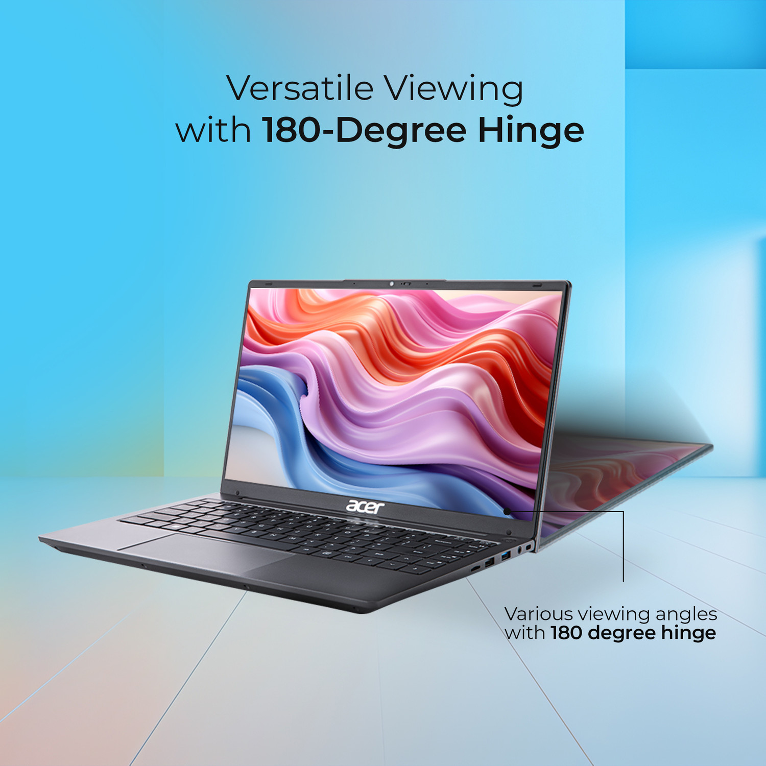 Image of Acer Aspire 3 (i3 14th Gen) Intel Core 3 100U - (8 GB /512 GB SSD /Windows 11 Home) A324-53 Notebook