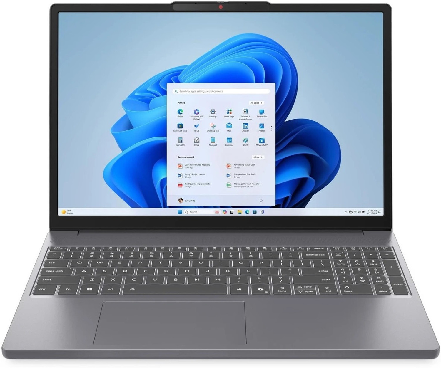 Image of Lenovo IdeaPad Intel Core i7 13th Gen - (16 GB /512 GB SSD /Windows 11 Home) IdeaPad Slim3 15IRH10 Thin and Light Laptop