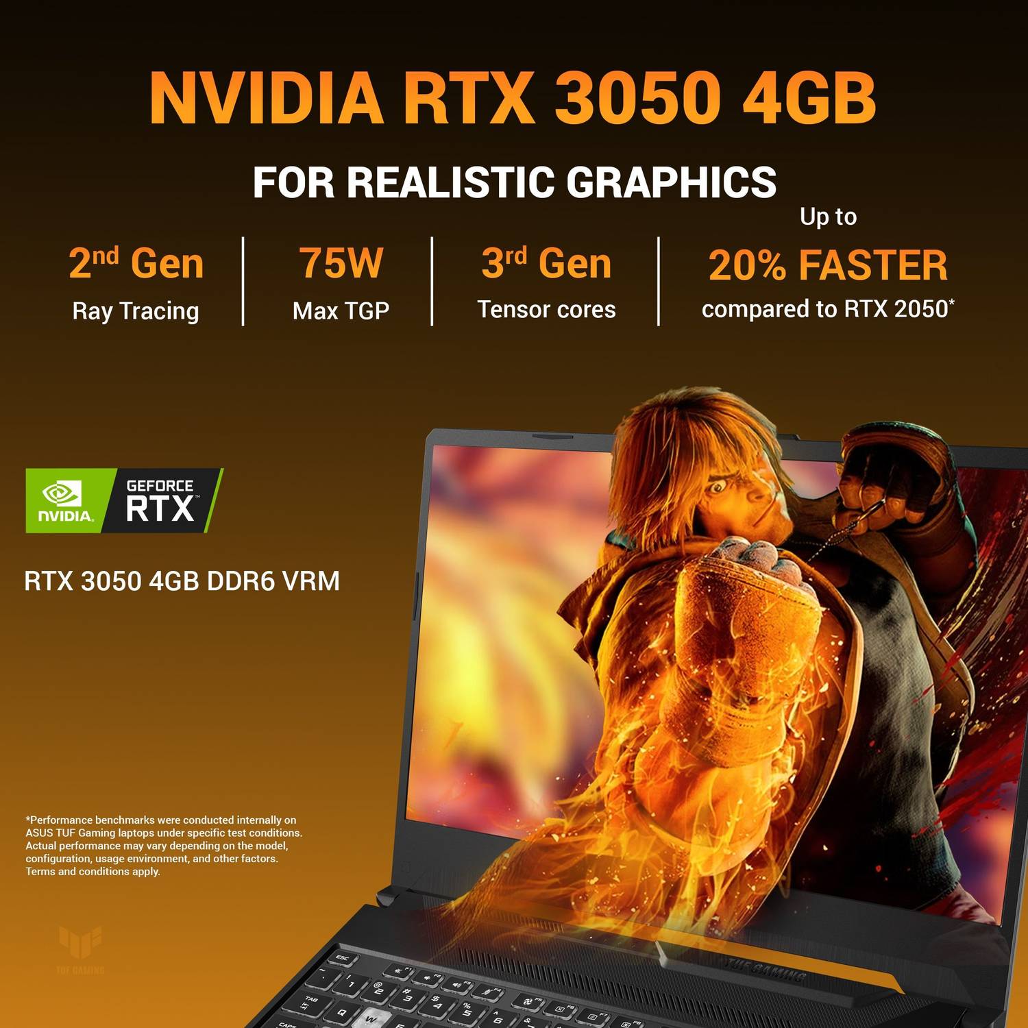 ASUS TUF Gaming A15 AMD Ryzen 7 7445HS Laptop - Image 4