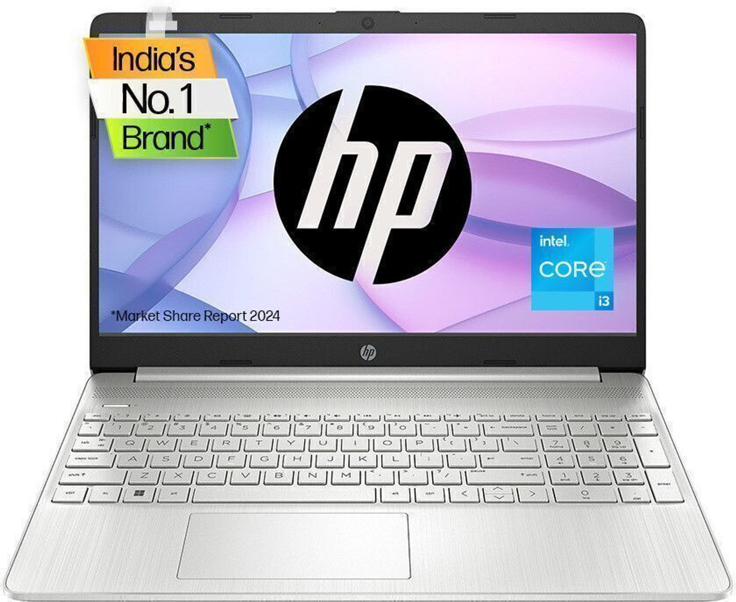 Image of HP Laptop Intel Core i3 12th Gen 1215U - (8 GB /256 GB SSD /Windows 11 Home) 15s-fy5010TU Thin and Light Laptop