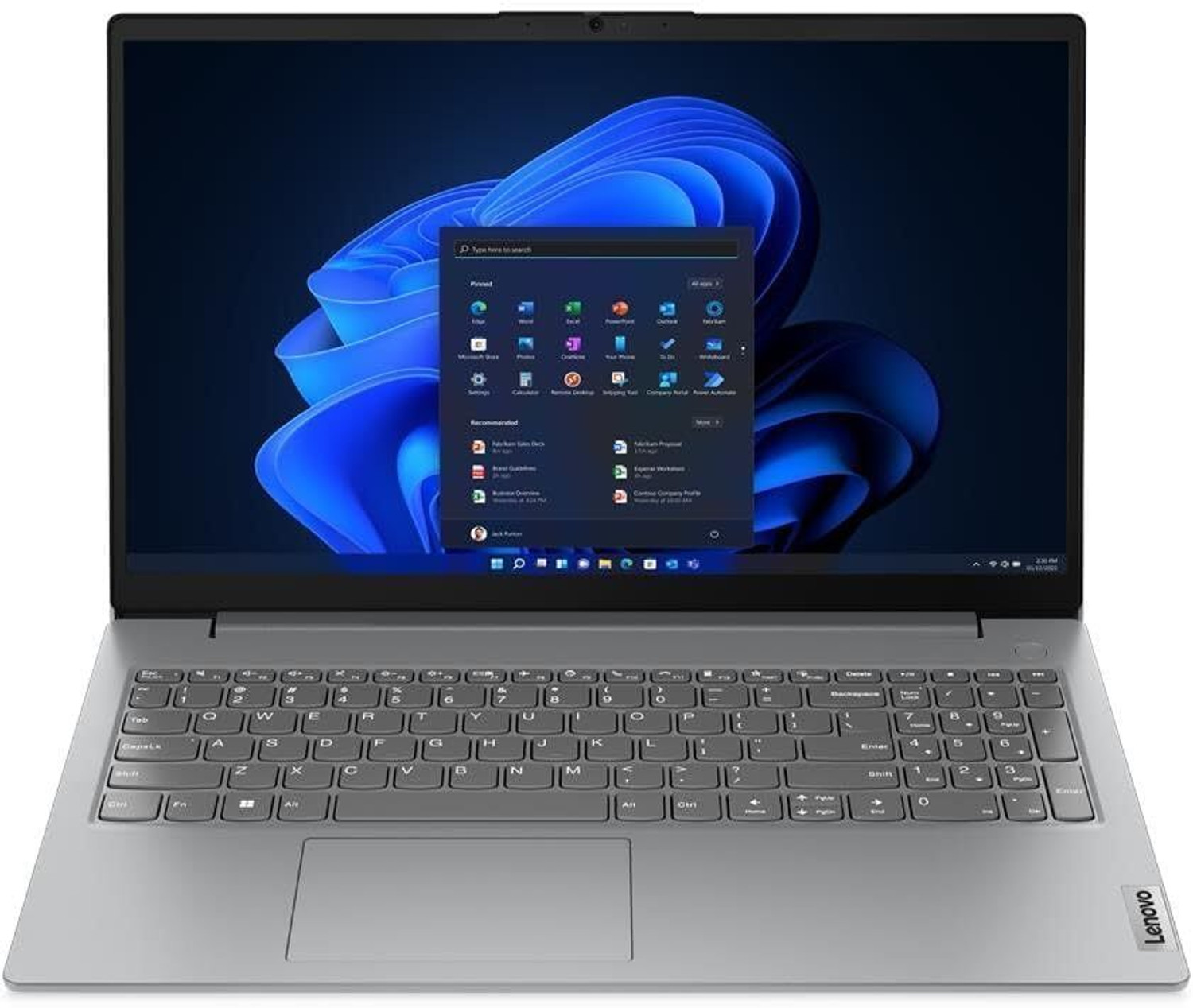 Image of Lenovo V15 AMD Ryzen 5 Quad Core 7520U - (16 GB /512 GB SSD /Windows 11 Home) V15 Thin and Light Laptop