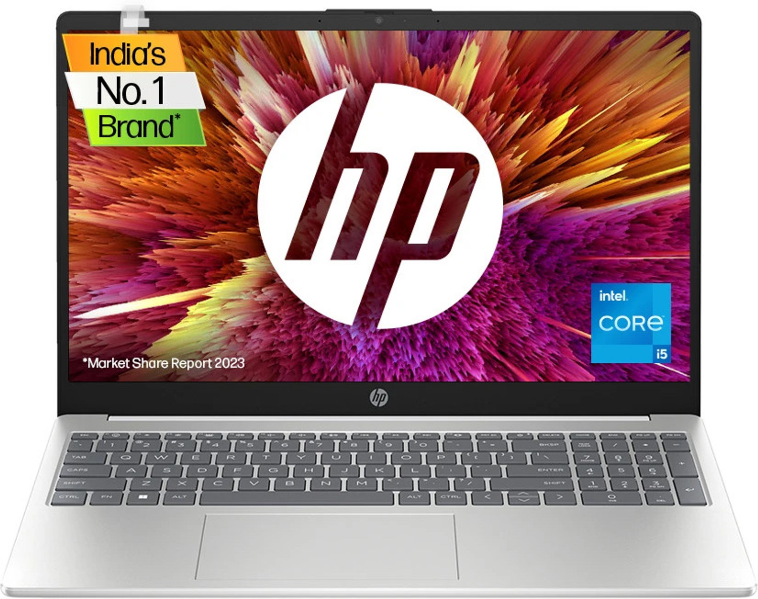 Image of HP 15s Intel Core i5 13th Gen 1335U - (8 GB /512 GB SSD /Windows 11 Home) 15-fd0022TU Thin and Light Laptop