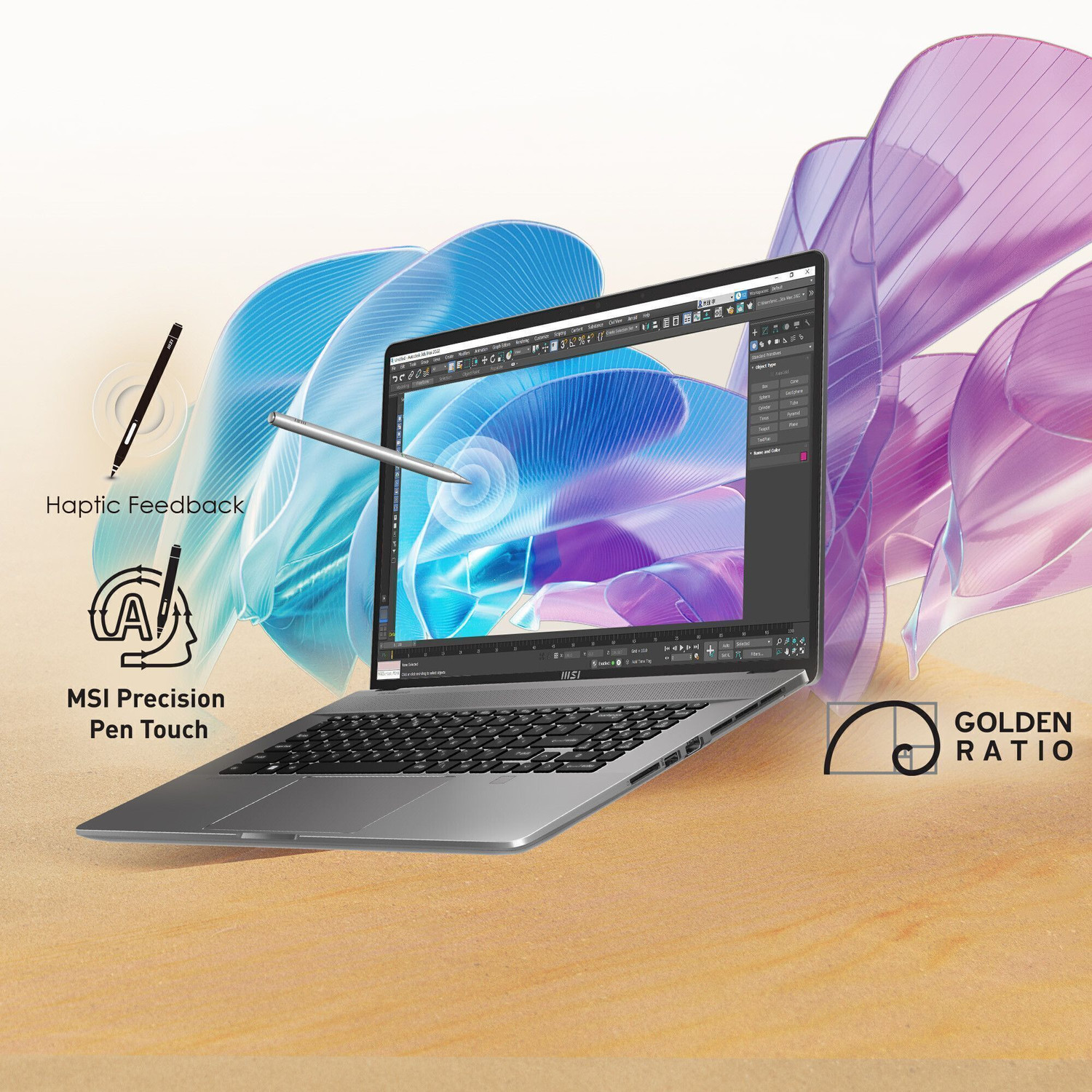 Image of MSI Creator Z17 HX Studio Intel Core i9 14th Gen 14900HX - (64 GB /2 TB SSD /Windows 11 Pro /8 GB Graphics /NVIDIA GeForce RTX 4070 /165 Hz) Creator Z17 HX Studio A14VGT-261IN Gaming Laptop