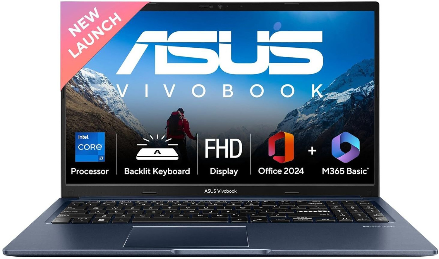 Image of ASUS ASUS Vivobook 15 Intel Core i7 13th Gen - (16 GB /1 TB SSD /Windows 11 Home /16 GB Graphics) X1502VA-BQ1298WS Laptop
