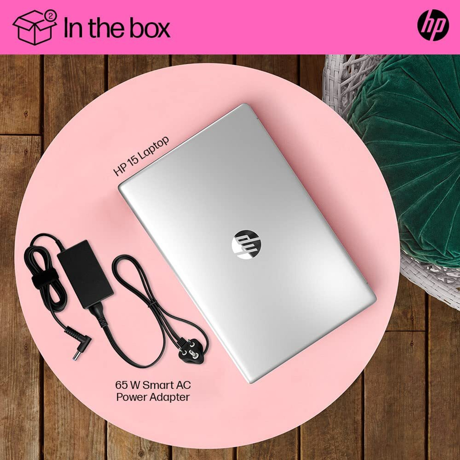 Image of HP 15 (2024) AMD Ryzen 3 Quad Core 7320U - (8 GB /512 GB SSD /Windows 11 Home) ?15-fc0026AU Thin and Light Laptop