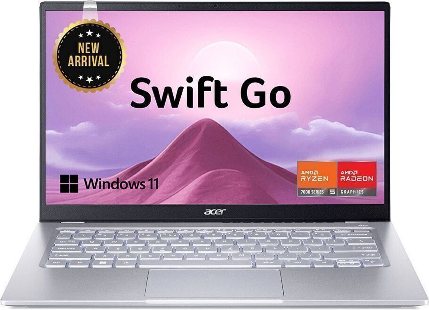 Acer Swift Go 14 Office 2024 + M365 Basic AMD Ryzen 5 Hexa Core 7