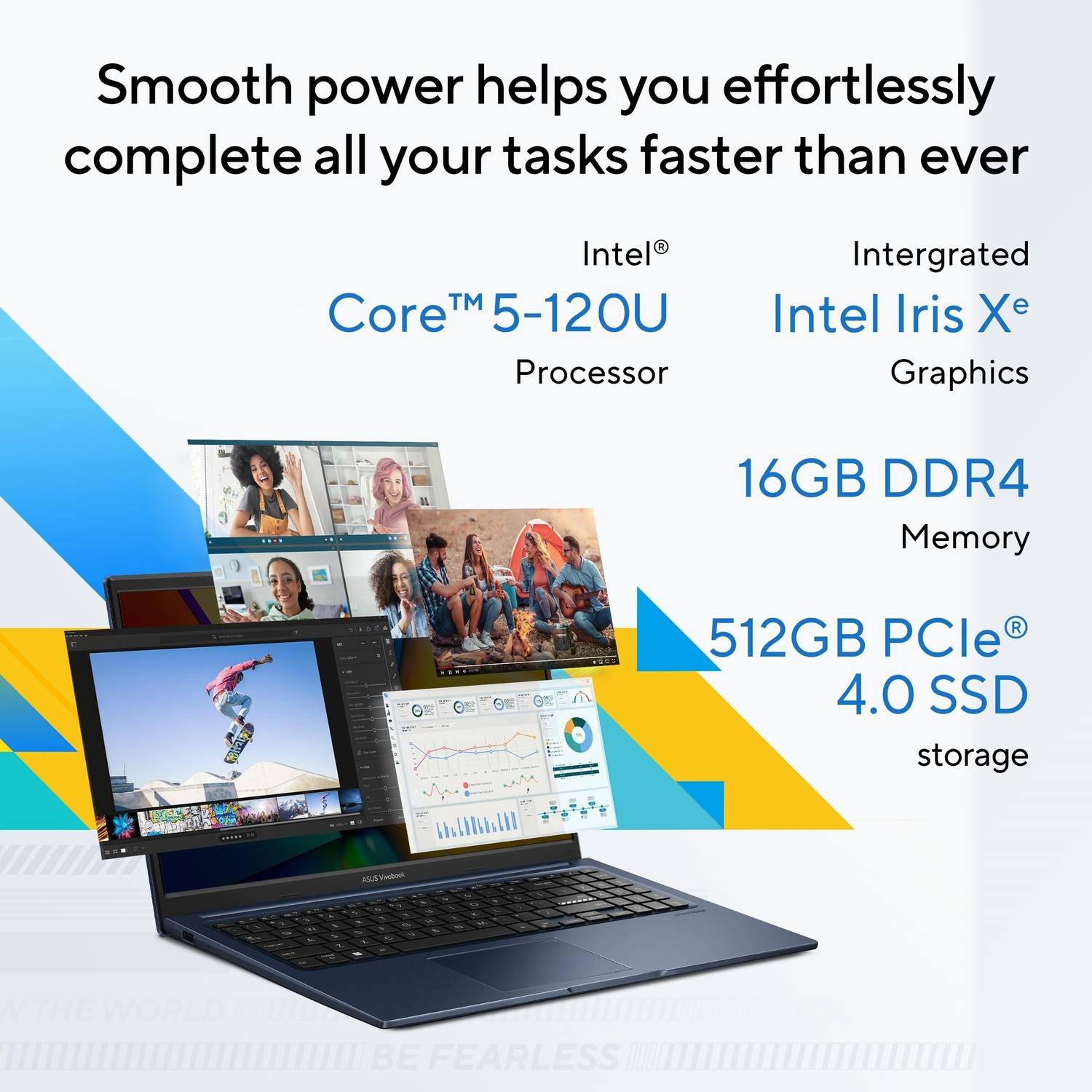 ASUS Vivobook X1504VAP-BQ1542WS i5 120U 16GB 512GB SSD - Image 3