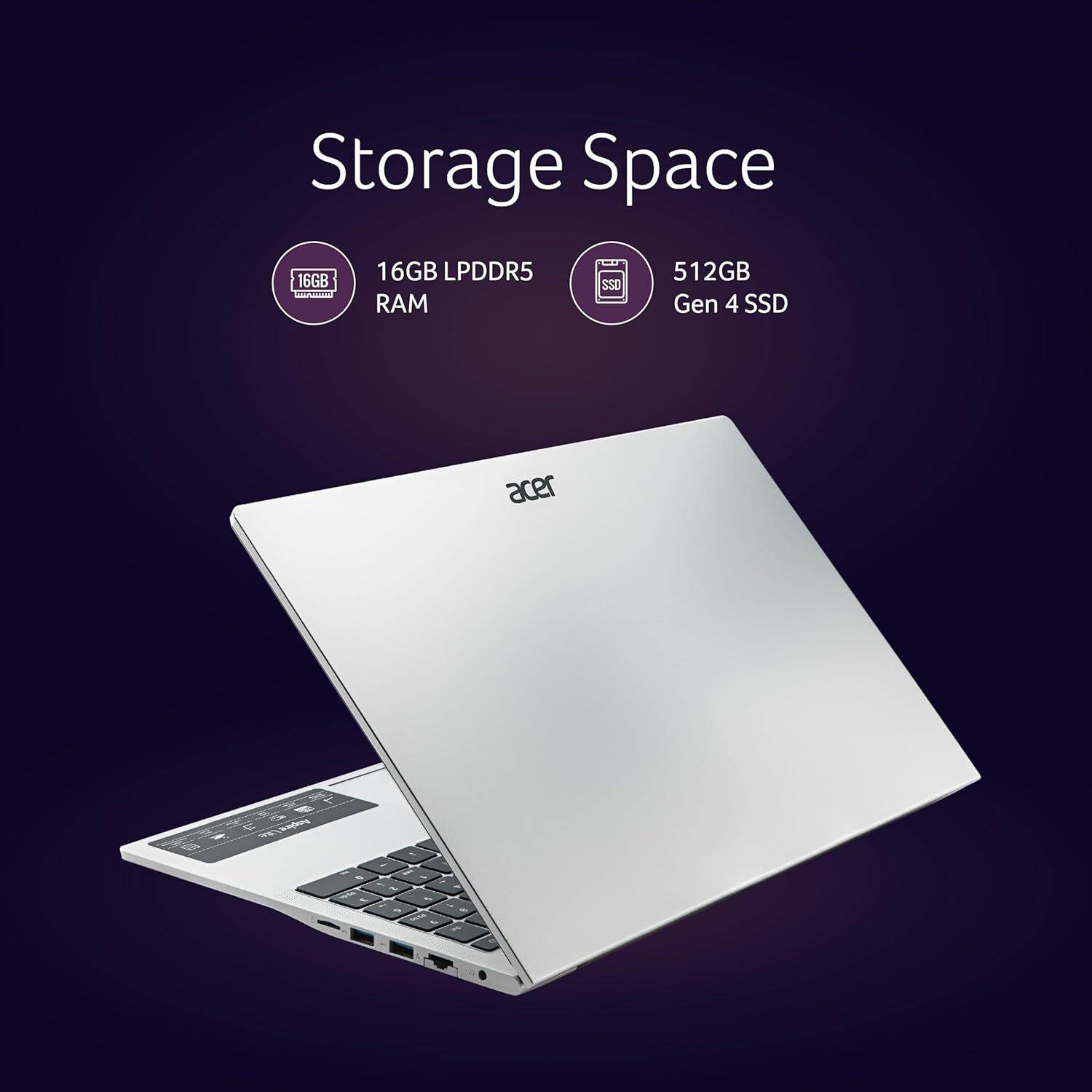 Acer Aspire 15 Lite i5 14th Gen 16GB 512GB SSD - Image 3