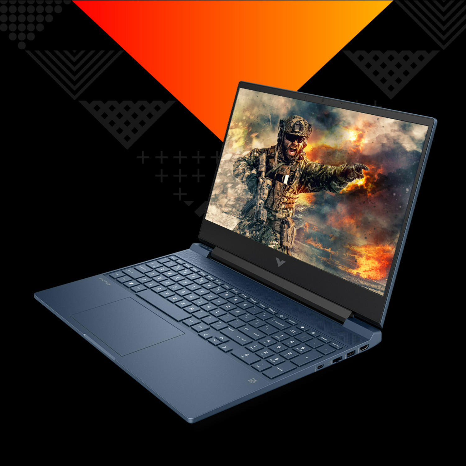 Image of HP Victus 15 AMD Ryzen 5 Hexa Core 7535HS - (8 GB /512 GB SSD /Windows 11 Home /4 GB Graphics /NVIDIA GeForce RTX 2050) 15-fb1016AX Gaming Laptop